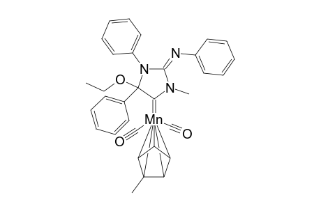 [5-ethoxy-3-methyl-1,5-diphenyl-2-(phenylimino)-4-imidazolidinylidene]-(methylcyclopentadienyl)dicarbonyl manganese