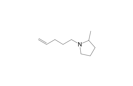 2-Methyl-1-(pent-4-enyl)pyrrolidine