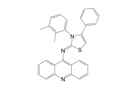 2-(9-Acridinylimino)-4-phenyl-3-(2,3-dimethylphenyl)thiazoline