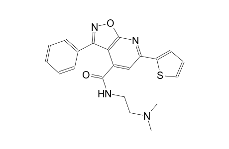N-[2-(dimethylamino)ethyl]-3-phenyl-6-(2-thienyl)isoxazolo[5,4-b]pyridine-4-carboxamide