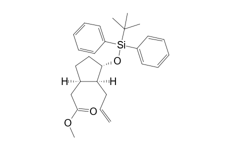 Methyl 2-[2-(2-Propenyl]-3-[(tert-butyldiphenylsilyl)oxy]cyclopentyl]acetate