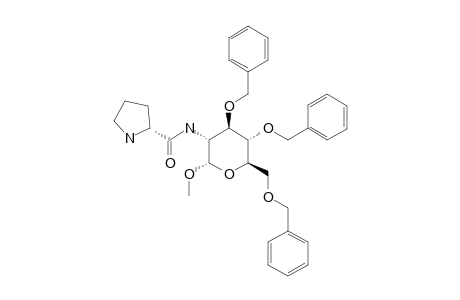 METHYL-3,4,6-TRI-O-BENZYL-2-DEOXY-2-(L-PROLYLAMINO)-ALPHA-D-GLUCOPYRANOSIDE