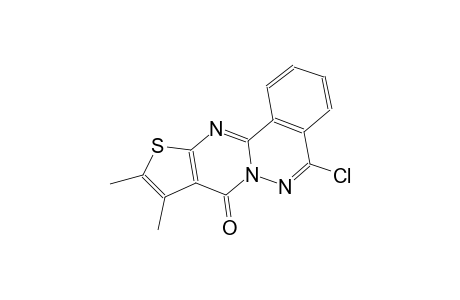 8H-thieno[2',3':4,5]pyrimido[2,1-a]phthalazin-8-one, 5-chloro-9,10-dimethyl-