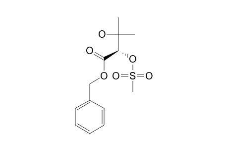 (2R)-BENZYL-3-HYDROXY-2-(METHANESULFONYLOXY)-3-METHYLBUTANOATE