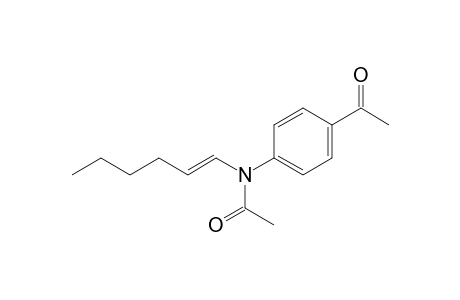N-(4-acetyl-phenyl)-N-((E)-hex-1-enyl)acetamide