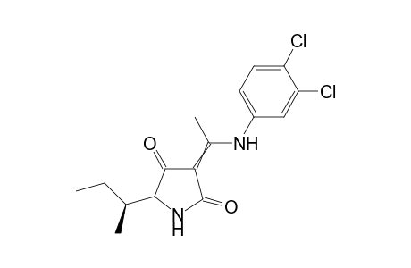 (5RS,6S)-5-sec-Butyl-3-[1-(3,4-dichlorophenyl)amino]ethylidene-1H-pyrrolidine-2,4-dione