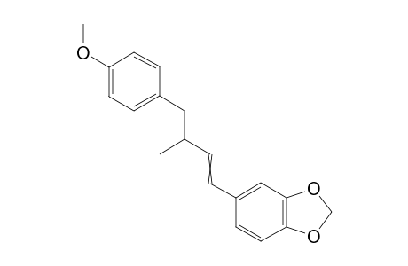 5-(4-(4-Methoxyphenyl)-3-methylbut-1-enyl)benzo[d][1,3]dioxole