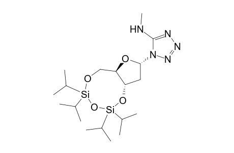 1H-Tetrazol-5-amine, 1-[2-deoxy-3,5-O-[1,1,3,3-tetrakis(1-methylethyl)-1,3-disiloxanediyl]-.beta.-D-erythro-pentofuranosyl]-N-methyl-