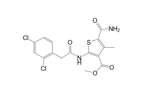 methyl 5-(aminocarbonyl)-2-{[(2,4-dichlorophenyl)acetyl]amino}-4-methyl-3-thiophenecarboxylate