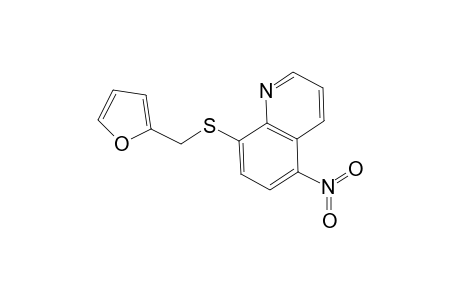 8-[(furan-2-ylmethyl)sulfanyl]-5-nitroquinoline