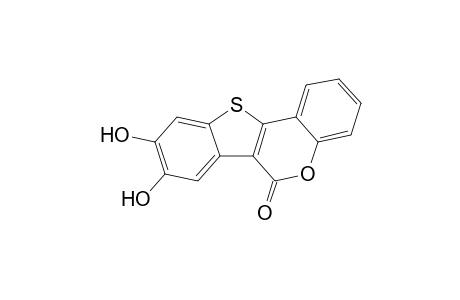 8,9-Dihydroxy-5-oxa-11-thia-benzo[a]fluoren-6-one