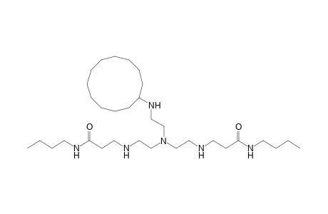 N-Butyl-7-[2-(cyclododecylamino)ethyl]-13-oxo-4,7,10,14-tetraazaoctadecanamide