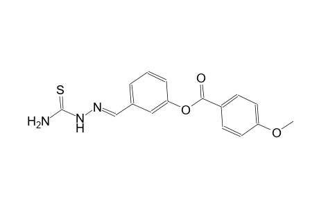 3-{(E)-[2-(aminocarbothioyl)hydrazono]methyl}phenyl 4-methoxybenzoate