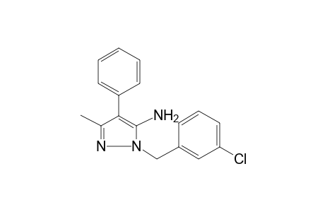 2-(3-Chloro-benzyl)-5-methyl-4-phenyl-2H-pyrazol-3-ylamine