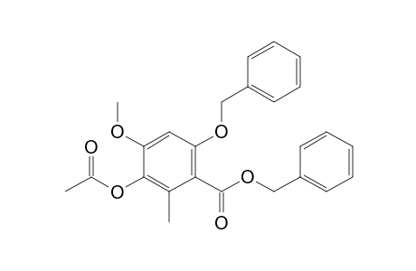 Benzyl 6-Benzyloxy-3-acetoxy-4-methoxy-2-methylbenzoate