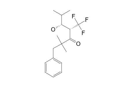 5-HYDROXY-2,2-DIMETHYL-6-METHYL-1-PHENYL-4-TRIFLUOROMETHYL-3-HEPTANONE;SYN-ISOMER