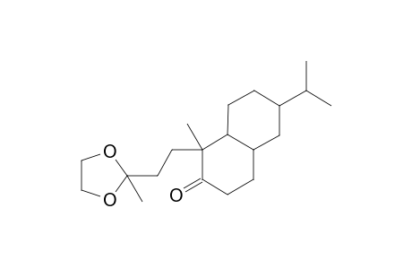 (1RS,4aSR,6SR,8aSR)-1-[3',3'-(Ethylenedioxy)-butyl]-6-isopropyl-1-methyl-3,4,4a,5,6,7,8,8a-octahydro)-2(1H)naphthalenone
