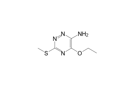 5-Ethoxy-3-(methylthio)-1,2,4-triazin-6-amine