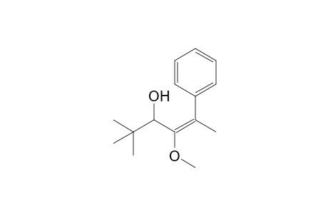 (E)-4-Methoxy-2,2-dimethyl-5-phenylhex-4-en-3-ol