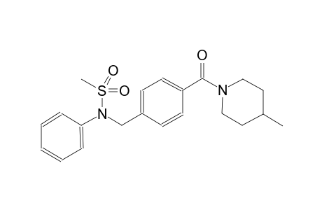 methanesulfonamide, N-[[4-[(4-methyl-1-piperidinyl)carbonyl]phenyl]methyl]-N-phenyl-