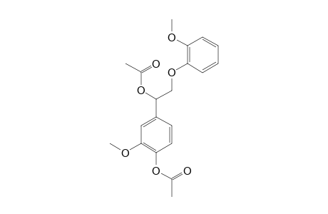 DIACETATE-OF-1-(4-HYDROXY-3-METHOXYPHENYL)-2-(2'-METHOXYPHENOXY)-1-ETHANOL