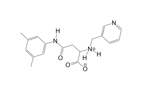 4-((3,5-dimethylphenyl)amino)-4-oxo-2-((pyridin-3-ylmethyl)ammonio)butanoate