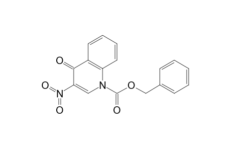(phenylmethyl) 3-nitro-4-oxidanylidene-quinoline-1-carboxylate
