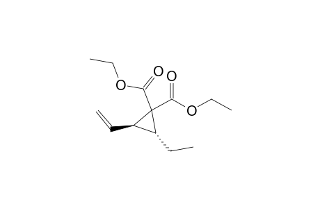 (2R,3R)-2-ethenyl-3-ethylcyclopropane-1,1-dicarboxylic acid diethyl ester