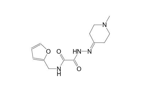 N-(2-furylmethyl)-2-[2-(1-methyl-4-piperidinylidene)hydrazino]-2-oxoacetamide