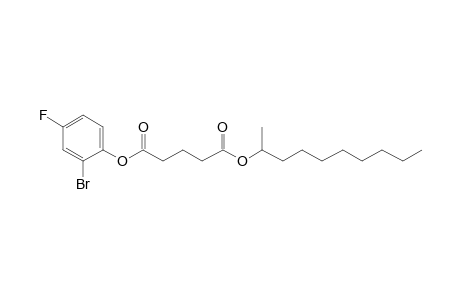 Glutaric acid, dec-2-yl 2-bromo-4-fluorophenyl ester