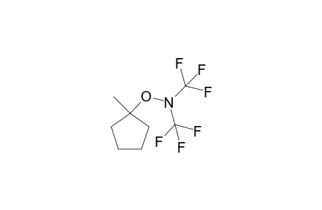 1-(Bistrifluoromethylamino-oxy)-1-methylcyclopentane