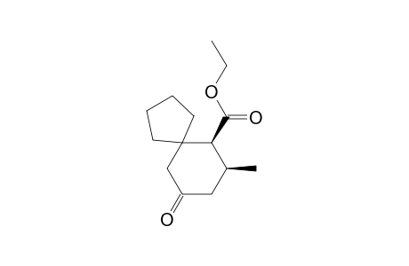 cis-7-methyl-9-oxospiro[4.5]decane-6-carboxylic acid ethyl ester