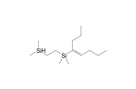 1-{[2'-(Dimethylsilyl)ethyl]dimethylsilyl}-1,2-dipropylethylene