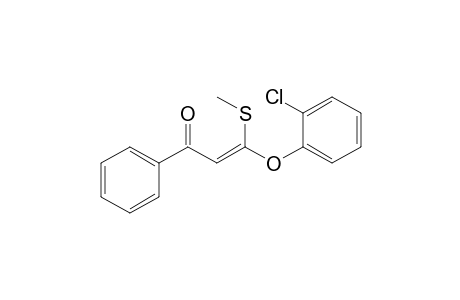 3-(Methylthio)-3-(2-chlorophenoxy)-1-phenylprop-2-en-1-one