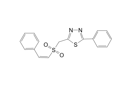 2-PHENYL-5-[(STYRYLSULFONYL)-METHYL]-1,3,4-THIADIAZOLE