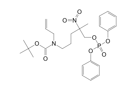 5-[N-ALLYL-N-(TERT.-BUTYLOXYCARBONYL)]-AMINO-2-METHYL-2-NITRO-1-(DIPHENYLPHOSPHATOXY)-PENTANE