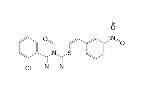 thiazolo[2,3-c][1,2,4]triazol-5(6H)-one, 3-(2-chlorophenyl)-6-[(3-nitrophenyl)methylene]-, (6Z)-