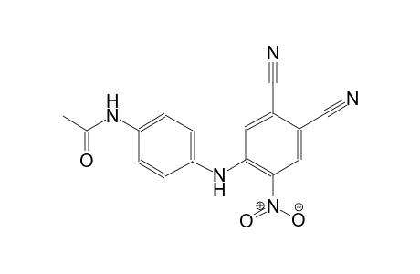 acetamide, N-[4-[(4,5-dicyano-2-nitrophenyl)amino]phenyl]-