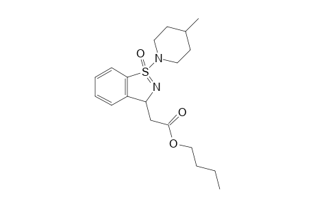 Butyl 2-[1-(4-methylpiperidin-1-yl)-1-oxido-3H-1.lambda.4-benzo[d]isothiazol-3-yl]acetate