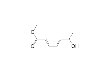 2,4,7-Octatrienoic acid, 6-hydroxy-, methyl ester, (E,E)-(.+-.)-