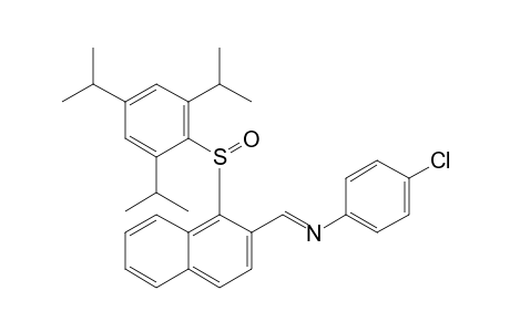 N-(p-Chlorophenyl)-[1-(2,4,6-triisopropylphenylsulfinyl)-2-naphthyl]methanimine