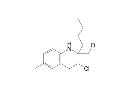 2-Butyl-3-chloro-2-methoxymethyl-6-methyl-1,2,3,4-tetrahydroquinoline