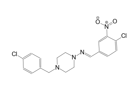 4-(4-chlorobenzyl)-N-[(E)-(4-chloro-3-nitrophenyl)methylidene]-1-piperazinamine