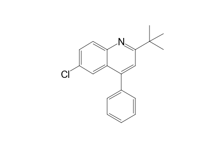 2-tert-butyl-6-chloranyl-4-phenyl-quinoline