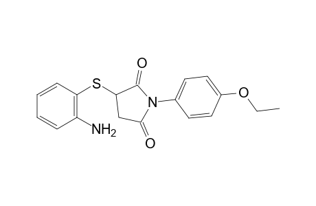2-[(o-aminophenyl)thio]-N-(p-ethoxyphenyl)succinimide