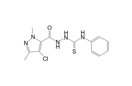 2-[(4-chloro-1,3-dimethyl-1H-pyrazol-5-yl)carbonyl]-N-phenylhydrazinecarbothioamide