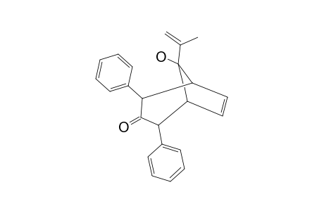 ANTI-8-HYDROXY-SYN-8-(1-METHYLETHENYL)-2,4-DIPHENYLBICYCLO-[3.2.1]-OCT-6-ENE-3-ONE
