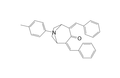 2,4-Dibenzylidene-8-(p-tolyl)-8-azabicyclo[3.2.1]octan-3-one
