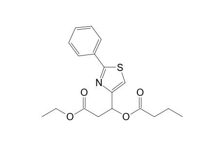 Rac-2-(Ethoxycarbonyl)-1-(2-phenylthiazol-4-yl)ethylbutanoate