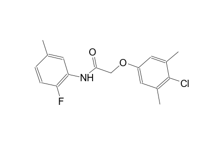 2-(4-chloro-3,5-dimethylphenoxy)-N-(2-fluoro-5-methylphenyl)acetamide
